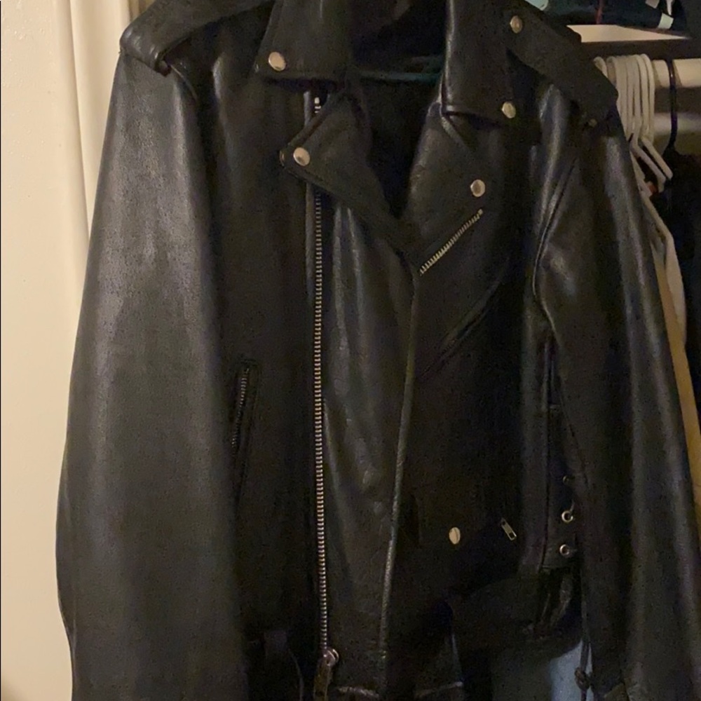 Leather jacket
